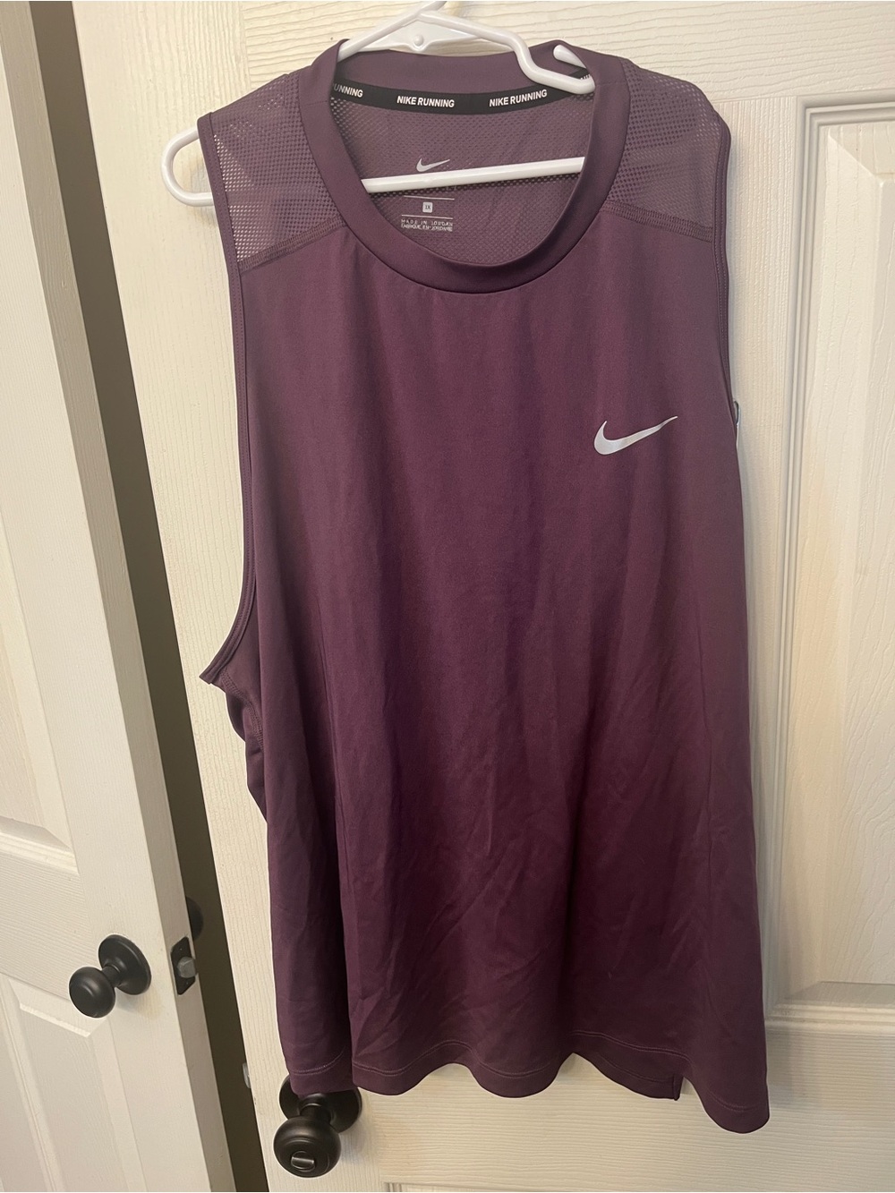 Nike Women's Dri Fit Purple Sleeveless Running Tank size 1X